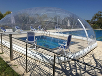 Enceintes de piscine gonflables extérieures BN piscine tente transparente dôme gonflable couverture de piscine