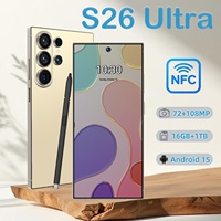 Smartphone S25 Ultra 5G Android 15 avec processeur Octa Core, écran OLED 6,8 pouces 120Hz, appareil photo 108MP, étanche et charge rapide