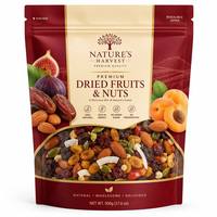Sachet refermable personnalisé pour fruits secs, en aluminium alimentaire, avec fermeture éclair, pour emballage de snacks et noix
