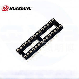 2.54mm SMT IC ổ cắm Vòng pin IC ổ cắm 6 8 10 12 14 16 18 20 22 24 28 32 36 40 42 48 50 52 Pin CE ROHS LL1021-6 - Product Image 3