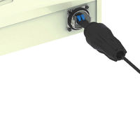 Kabel Patch Fiber Optik Tahan Air IP68 Fullaxs OS2 SM LSZH LC ke LC FTTA RRU POE GSM Outdoor Optical Jumper Cable yang Kompatibel