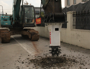 Bv40 Sleuf Uitgraving Longitudinale Rots En Betonmolen Met Kernmotor En Versnellingsbak Verticale Trommelsnijder - Product Image 5