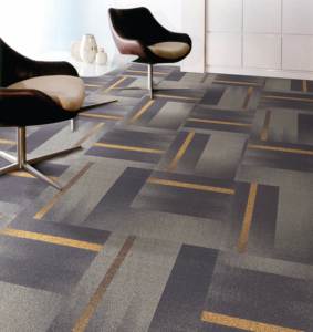 Carreaux de tapis décoratifs de bureau commercial de qualité Tuile de tapis psychédélique de maison de mode populaire pour le sol - Product Image 3