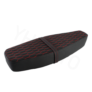 Siège Sitzbank personnalisé à surpiqûres hexagonales rouges pour Simson S50 S51 S70 S83 pour pièces de tuning Enduro - Product Image 2