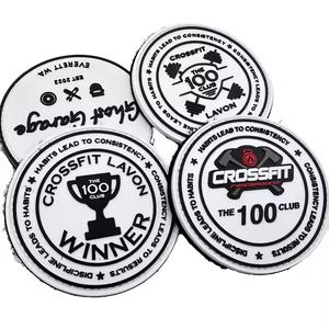 Made to Order Vendor Direct Fabrication 3D Soft Rubber Silicone PVC <b>Sew</b>-<b>On</b> Flower Applique <b>Patch</b> - Product Image 5