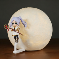 Lampe à lumière lunaire Frieren Beyond Journey's End sous licence officielle en gros Figurine d'anime en PVC, objet de collection, boîte d'origine