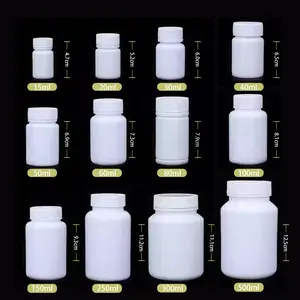 CUSTOM Pill Bottles - Tablet Plastic Medicine Container Jar Medication Bottle