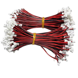 1,25mm 2-Pin Doppelkopf-Anschlusskabel Gleiche Richtung Umgekehrte Richtung Rot-Schwarz 20cm Elektronischer Kabelbaum - Product Image 4