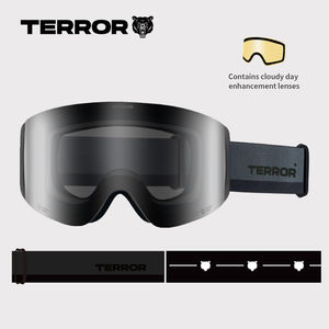 Gafas de esquí TERROR personalizadas al por mayor: protección UV, T-<span class=keywords><strong>REACT</strong></span> fotocromática, antivaho, tapa magnética, ligera, ajuste cómodo - Product Image 6