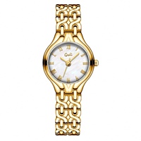 LYN-52142-GEDI - Retro Damen Kleine Goldene Uhrenkette Mode Freizeit Sport Quarzuhr Vielseitige Uhr