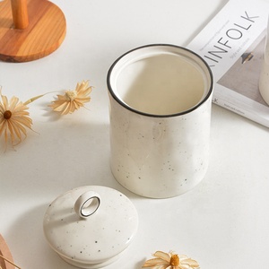 Hiện Đại Đơn Giản Gốm Thực Phẩm Lưu Trữ <span class=keywords><strong>Jar</strong></span> Nhà Bếp Gia Vị Trà Canister Hộ Gia Đình Đồ Đá Đường <span class=keywords><strong>Jar</strong></span> - Product Image 3