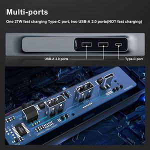 3 puertos USB 3,0 Hub USB Hub de alta velocidad tipo C Splitter 2 USB 3,0 2,0 puertos adaptadores para Tesla Modelo 3 Y Multiport HUB - Product Image 6