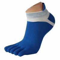 Chaussettes de compression athlétiques respirantes à cinq orteils séparés, en maille colorée, personnalisables OEM, pour la course à pied, vente en gros