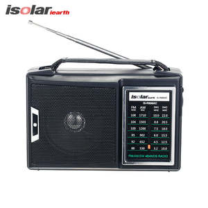Altavoz Inalámbrico de Fábrica China en Oferta, Recargable, con Luz LED de Emergencia, Radio Portátil Retro FM/AM/SW1-2 de 4 Bandas - Product Image 4