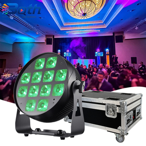ไฟพาร์ LED ไร้สาย DMX ระดับมืออาชีพ 12x18W พร้อมแบตเตอรี่ RGBWA+UV สำหรับเช่าและงานโปรดักชั่น - Product Image 1