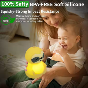 Chevet Silicone Mini Cadeau Veilleuses Animal Lampes Pour Enfants USB Pat Enfants Mignon Table Bébé Chambre LED Sommeil Silicone LED Lampe - Product Image 3