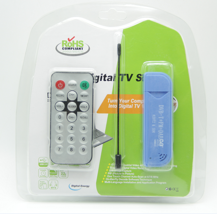 SUP DVB-T numérique USB 2.0 USB 2.0 Digital DVB‑T SDr DAB FM HDTV TV