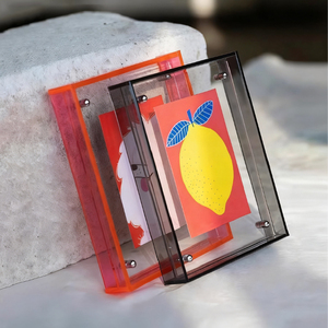 Bán Buôn Chất Lượng Cao Tùy Chỉnh Kích Thước DIY Đầy Màu Sắc Có Thể Tháo Rời Acrylic Nhựa Rõ Ràng Khung Ảnh Hình Ảnh Khung Ins Phong Cách - Product Image 6