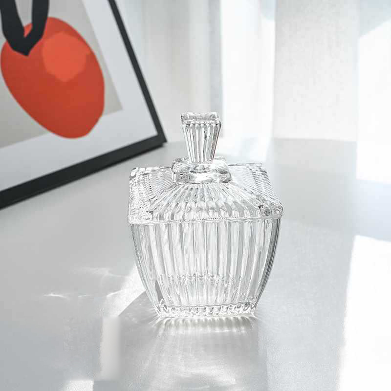 Frasco cuadrado-transparente