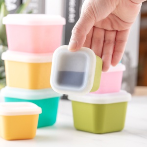 Cajas de Almacenamiento de Silicona Personalizadas de 80ml/180ml, Contenedores Individuales para Comida de Bebé, Divisor de Fruta de la Pasión, Mini Bandeja para Cubitos de Hielo - Product Image 1