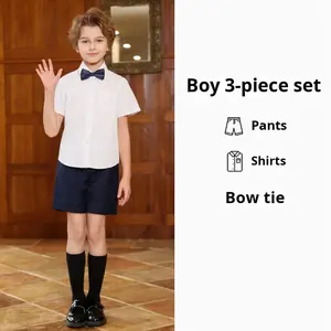 Uniformes scolaires d'été de style britannique pour les élèves de la maternelle pour les photos de fin d'études Chœur Performances Uniformes personnalisés - Product Image 5