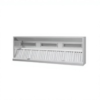 Hotte aspirante en acier inoxydable Fuchu 304 de haute qualité, finition polie, robuste, 300 kg ㎡   Capacité de charge pour cuisines commerciales