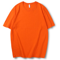 T-shirt à manches courtes pour homme surdimensionné en coton 100% 305 GSM, épais et lourd, essentiels, logo personnalisé imprimé, motif tricoté
