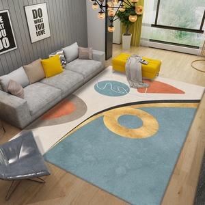 Tapis de porte personnalisé en <span class=keywords><strong>velours</strong></span> cristal lavable en polyester avec poils longs pour couloir, chambre <span class=keywords><strong>ou</strong></span> salon - Product Image 2