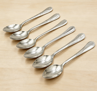 Ensemble de couverts occidentaux en acier inoxydable poli miroir, couteau, fourchette, cuillère, pour dîner de steak, fête, hôtel