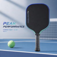 Raquette de pickleball en fibre de carbone T700 durable, noyau en mousse alvéolée thermoformée de 16 mm, surface de préhension texturée, USAPA Pro