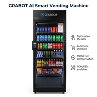 Distributeur automatique intelligent d'extérieur combiné pour snacks et boissons, distributeur automatique de snacks et de boissons sains avec paiement par carte