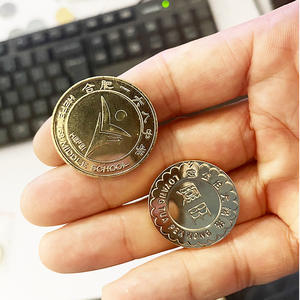 Ensemble de jetons de jeu vidéo en métal, jetons de loterie anti-contrefaçon, jetons commémoratifs pour événements avec trou - Product Image 3