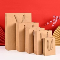 Emballage en carton personnalisé avec votre propre logo, blanc, brun, kraft, boîte cadeau, boîte à main en papier, poignée, résistant à l'humidité, pour bougies