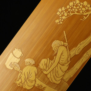 Handmade Bamboo Tea Scoop Traditional Chinese Design Flat Shape Tea Ceremony Accessory - Product Image 4
