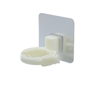 Wall Mounted Adhesive Soap Dispenser Holder Plastic Minimalist Design Bathroom Shelves Suction Mounted Durable - Product Image 5