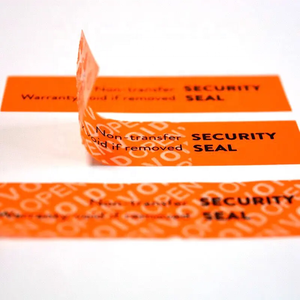Etiquetas de Seguridad VOID a Prueba de Manipulación con Logotipo Personalizado OEM y ODM, Etiquetas de Embalaje para Cajas y Botellas del Fabricante - Product Image 1