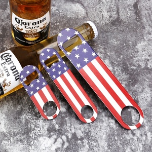 <strong>2026</strong> Stainless Steel Beer Bottle Opener Bar USA Flag Printing <strong>for</strong> Party <strong>Promotion</strong> or Advertising Durable Metal Material - Product Image 3