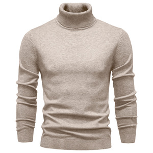 Suéter de <span class=keywords><strong>Cuello</strong></span> <span class=keywords><strong>Alto</strong></span> para <span class=keywords><strong>Hombre</strong></span>, Color Sólido, Casual, para Otoño e Invierno - Product Image 2