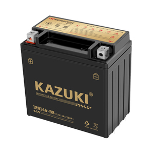 Batería de Gel para Motocicleta <span class=keywords><strong>KAZUKI</strong></span> 12V14AH, Buen Rendimiento de Arranque, 12N5-Bs Yb5L, para Bicicletas/Scooters/Vehículos - Product Image 3