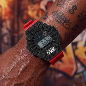DW6900 Buss Down <span class=keywords><strong>G</strong></span> Watch Part Pass Diamond Tester VVS Moissanite Iced Out Claw Watch Bezel Luxury <span class=keywords><strong>Shock</strong></span> Watch Case for Men Women - Product Image 5