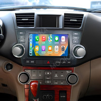 MOOKAKA-Autoradio sans fil avec écran tactile, 8 pouces, Android, DSP, GPS, pour Toyota Highlander 2009-2014