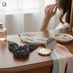 Vendita calda fatta a mano stile coreano tessuto acrilico cravatte per capelli pastello tendenze per le donne dolce festa moda all'ingrosso - Product Image 3