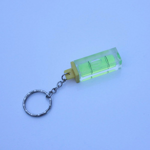 Nivel de burbuja DIY transparente verde con anillo metálico para medición de precisión - Product Image 4