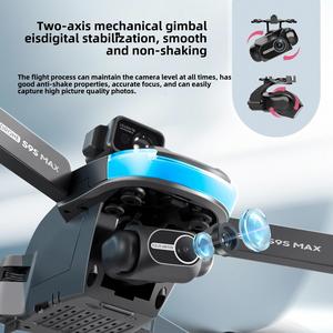 Dron S9S con GPS, Fotografía Aérea 4K HD, Alcance de Imagen de 1 km, Mecanismo de Dirección Eléctrico sin Escobillas de Dos Ejes - Product Image 3
