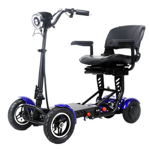 Petit <span class=keywords><strong>scooter</strong></span> électrique de mobilité, tricycles électriques, rééducation, personnes âgées, scooters pliants pour handicapés, <span class=keywords><strong>50cc</strong></span>, roues avant de 10 pouces, roues arrière de 8 pouces - Product Image 1