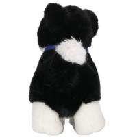Adorable Peluche Simulation Border Collie, Jouet Animal de Compagnie Doux et Moelleux, Peluche Personnalisée pour Cadeau d'Anniversaire ou Collection