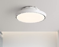 Ventilateur ultra-mince à commande vocale intelligente Grand angle Grand vent Ménage Minimaliste Ventilateur sans lame