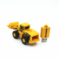 Clé USB en forme de bulldozer, 1 Go, USB 2.0, prix le plus bas, vente flash