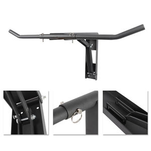 رف للياقة البدنية مثبت على الحائط ، صالة الألعاب الرياضية المنزلية الثقيلة ، شريط السحب لأعلى - Product Image 4