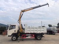 Grue à flèche pliante hydraulique SQZ200, capacité de 8 tonnes, rayon d'action de 11,5 m pour le chargement et le déchargement de marchandises sur site